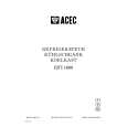 ACEC RFI1600 Owners Manual ACEC RFI1600 Owners Manual
