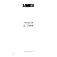 ZANUSSI ZU9100F Owners Manual ZANUSSI ZU9100F Owners Manual