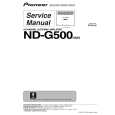 PIONEER ND-G500/XS/E5 Service Manual PIONEER ND-G500/XS/E5 Service Manual