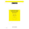 ZANUSSI FLS852C Owners Manual ZANUSSI FLS852C Owners Manual