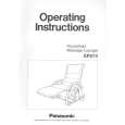 PANASONIC EP574 Owners Manual PANASONIC EP574 Owners Manual