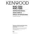 KENWOOD KAC7202 Owners Manual KENWOOD KAC7202 Owners Manual