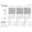 ALPINE MRVT301 Owners Manual ALPINE MRVT301 Owners Manual