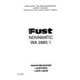 FUST WA2865.1 Owners Manual FUST WA2865.1 Owners Manual
