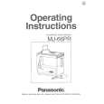 PANASONIC MJ66PR Owners Manual PANASONIC MJ66PR Owners Manual