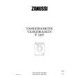 ZANUSSI F1407 Owners Manual ZANUSSI F1407 Owners Manual