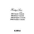 KAWAI 1000PREMIERCONSOLE Owners Manual KAWAI 1000PREMIERCONSOLE Owners Manual