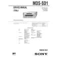 SONY MDSSD1 Service Manual SONY MDSSD1 Service Manual