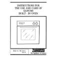 ZANUSSI FBi553B Owners Manual ZANUSSI FBi553B Owners Manual