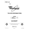WHIRLPOOL MW8900XS1 Parts Catalog WHIRLPOOL MW8900XS1 Parts Catalog