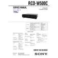 SONY RCDW500C Service Manual SONY RCDW500C Service Manual