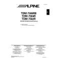 ALPINE TDM-7582R Owners Manual ALPINE TDM-7582R Owners Manual