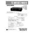 SONY TCWR10ES Service Manual SONY TCWR10ES Service Manual