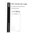 AEG LAV4891T Owners Manual AEG LAV4891T Owners Manual