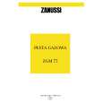 ZANUSSI ZGM77ITX Owners Manual ZANUSSI ZGM77ITX Owners Manual