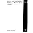 AEG FAV675I-D Owners Manual AEG FAV675I-D Owners Manual