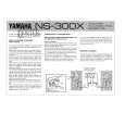 YAMAHA NS-300X Owners Manual YAMAHA NS-300X Owners Manual