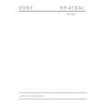 SONY KP41S3 Service Manual SONY KP41S3 Service Manual