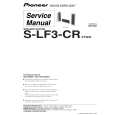 PIONEER S-LF3-CR/XTW/E Service Manual PIONEER S-LF3-CR/XTW/E Service Manual