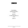 ZANUSSI ZGK93 Owners Manual ZANUSSI ZGK93 Owners Manual