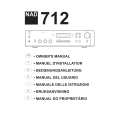 NAD 712 Owners Manual NAD 712 Owners Manual