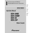 PIONEER DEH-3400/XM/UC Owners Manual PIONEER DEH-3400/XM/UC Owners Manual