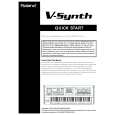 ROLAND V-SYNTH Quick Start ROLAND V-SYNTH Quick Start