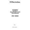 ELECTROLUX EKC5606X Owners Manual ELECTROLUX EKC5606X Owners Manual