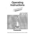 PANASONIC MCV7375 Owners Manual PANASONIC MCV7375 Owners Manual