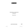 ZANUSSI ZNB38NVX Owners Manual ZANUSSI ZNB38NVX Owners Manual