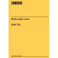 ZANUSSI ZHN725N Owners Manual ZANUSSI ZHN725N Owners Manual