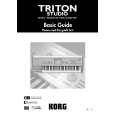 KORG TRITONSTUDIO Quick Guide KORG TRITONSTUDIO Quick Guide