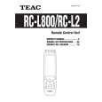 TEAC RCL2 Owners Manual TEAC RCL2 Owners Manual