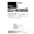 PIONEER CU-AV200 Service Manual PIONEER CU-AV200 Service Manual