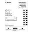 PIONEER C-73 Owners Manual PIONEER C-73 Owners Manual