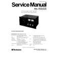 TECHNICS RS-7500US Service Manual TECHNICS RS-7500US Service Manual