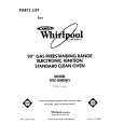 WHIRLPOOL SF0100ERW2 Parts Catalog WHIRLPOOL SF0100ERW2 Parts Catalog