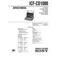 SONY ICFCD1000 Service Manual SONY ICFCD1000 Service Manual