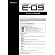 ROLAND E-09 Owners Manual ROLAND E-09 Owners Manual