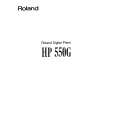 ROLAND HP550G Owners Manual ROLAND HP550G Owners Manual