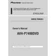 PIONEER AVH-P7490DVD/UC Owners Manual PIONEER AVH-P7490DVD/UC Owners Manual