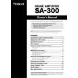 ROLAND SA-300 Owners Manual ROLAND SA-300 Owners Manual