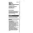 SONY M-727V Owners Manual SONY M-727V Owners Manual