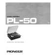PIONEER PL-50 Owners Manual PIONEER PL-50 Owners Manual