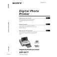 SONY DPPSV77 Owners Manual SONY DPPSV77 Owners Manual