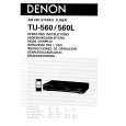 DENON TU-560 Owners Manual DENON TU-560 Owners Manual