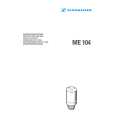 SENNHEISER ME 104 Owners Manual SENNHEISER ME 104 Owners Manual