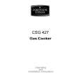 TRICITY BENDIX CSG427XN Owners Manual TRICITY BENDIX CSG427XN Owners Manual