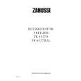 ZANUSSI ZK61/27R Owners Manual ZANUSSI ZK61/27R Owners Manual