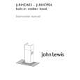 JOHN LEWIS JLBIHD603 Owners Manual JOHN LEWIS JLBIHD603 Owners Manual